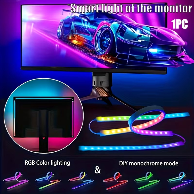 Party Games Pc - RGB Oyun Işıkları Şerit Monitör Arka