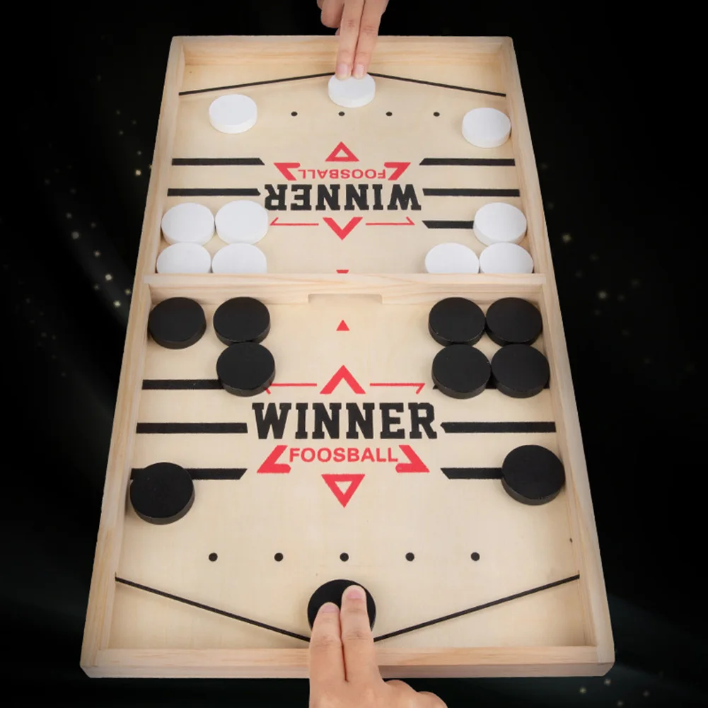 Party Games For 7 People - Sling Puck kurulu oyunları ahşap hokey