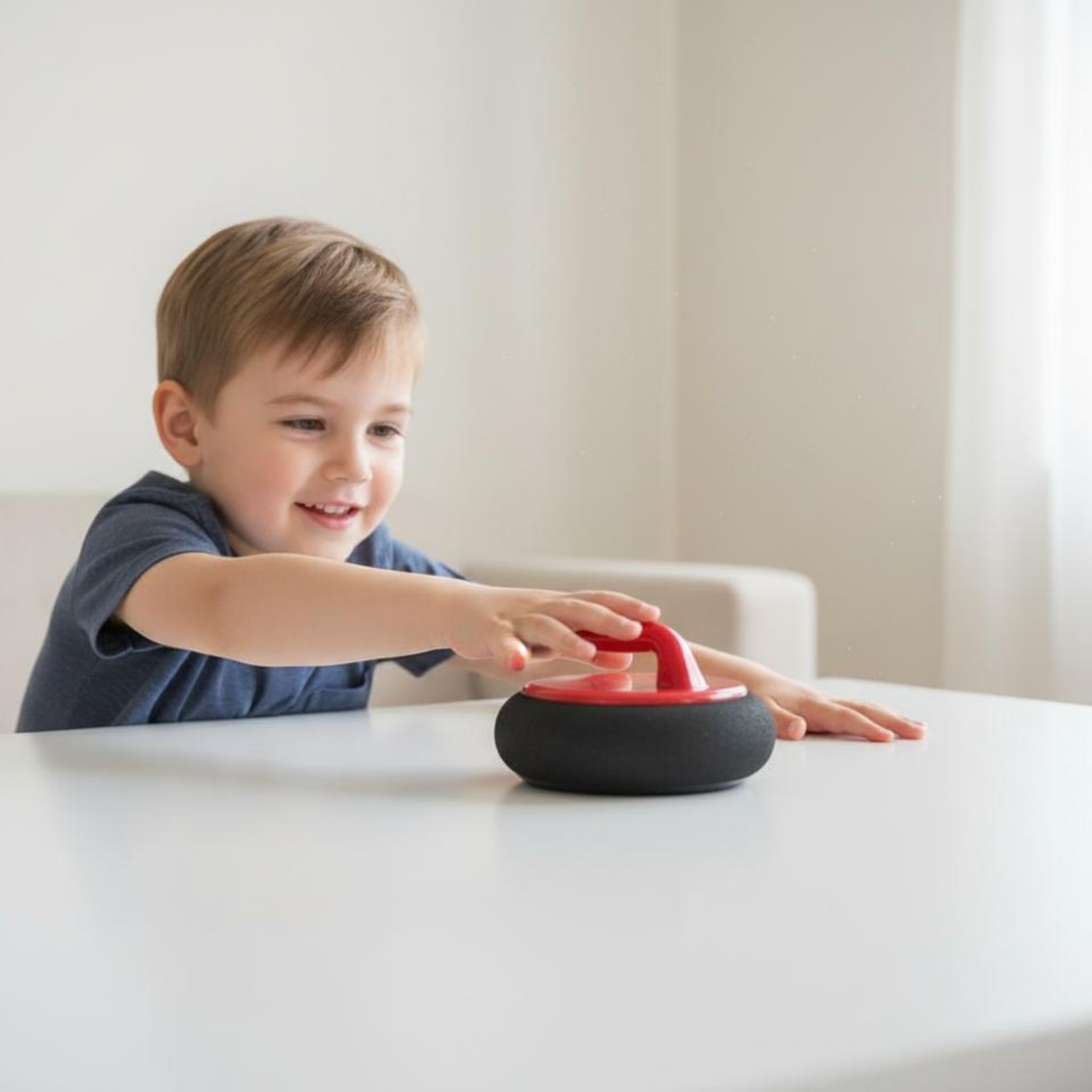 Party Games Mini - Buzsuz Zemin Curling Seti Evde Keyif